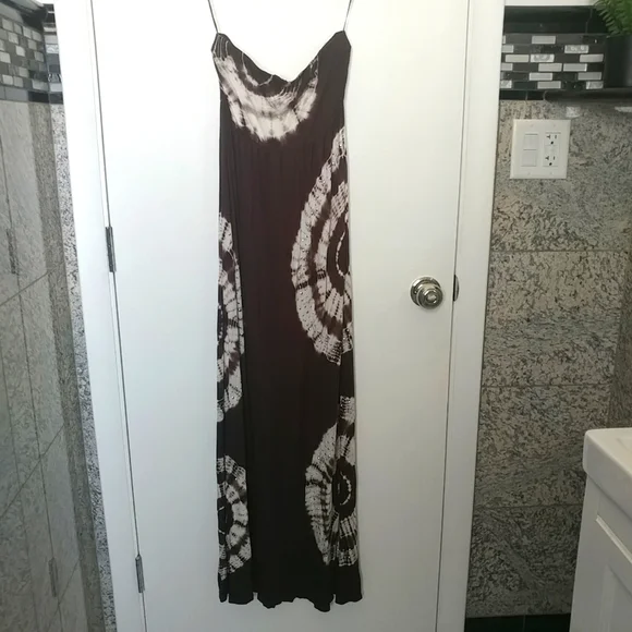 INC International Concepts | Dresses | Inc Brown Tie Dye Maxi Dress P |  Poshmark